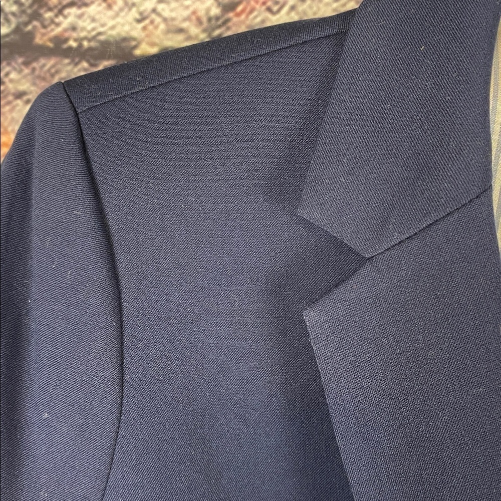 J.Crew Navy Blue Women's School Boy Classic Blazer Gold Buttons Sz 4 - Picture 8 of 17